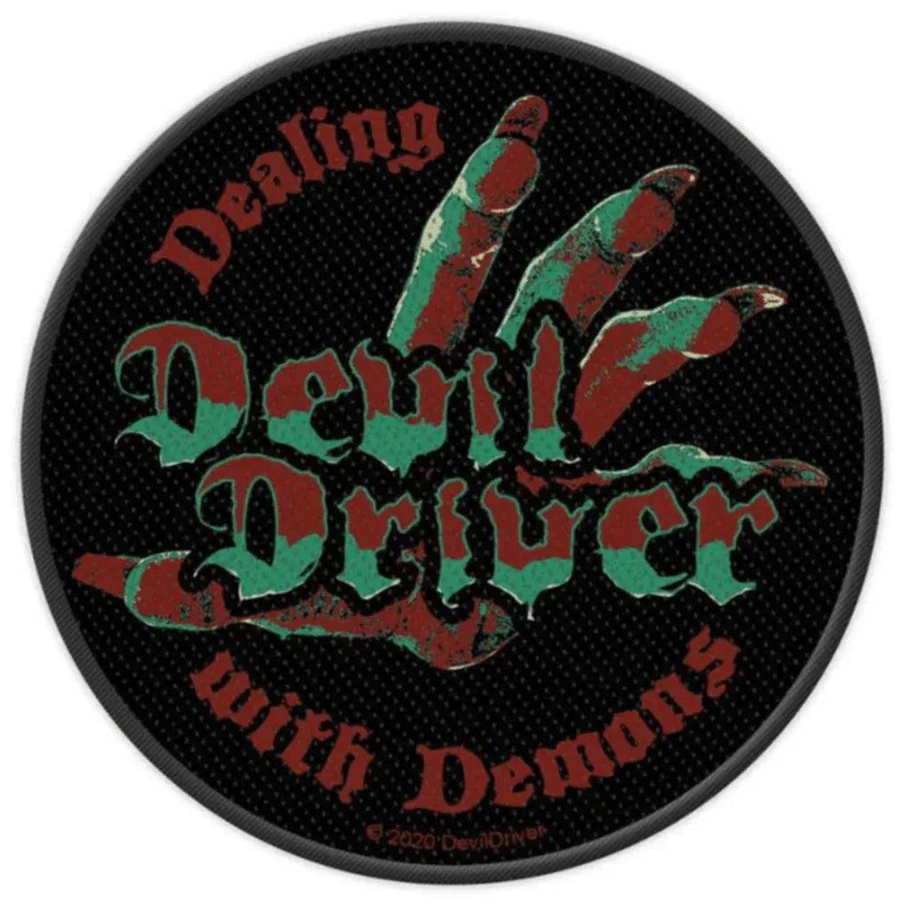 DevilDriver Patch Rund · Dealing with Demons (Ø 9cm) von Value Merch