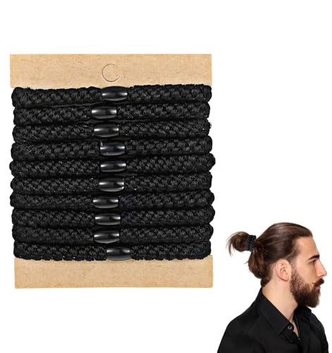 10er Set Haargummi Herren, Haargummis Schwarz Aus Reißfestem Nylon mit 4-Wege-Stretch für Starke Elastizität und Rutschfesten Halt, Ideal für Sport Alltag und als Stilvolles Armband 10er Set Haargummi Herren, Haargummis Schwarz Aus Reißfestem Nylon mit 4-Wege-Stretch für Starke Elastizität und Rutschfesten Halt, Ideal für Sport Alltag und als Stilvolles Armband von ValueBargain