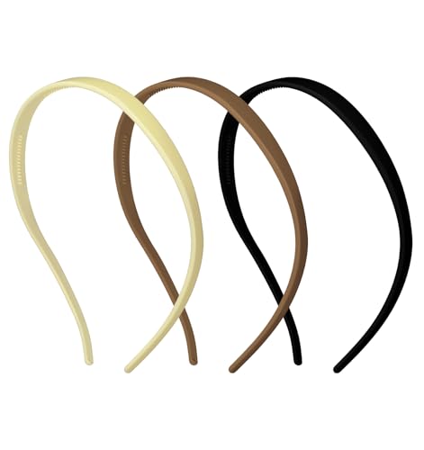 3 Stück Haarreif Hinterkopf, Haarreifen Damen mit Klammern Schmerzfreies Stirnband aus Flexiblen Kunststoff, Geeignet für Brillenträger Bei Sport Home-Office und Alltag 3 Stück Haarreif Hinterkopf, Haarreifen Damen mit Klammern Schmerzfreies Stirnband aus Flexiblen Kunststoff, Geeignet für Brillenträger Bei Sport Home-Office und Alltag von ValueBargain
