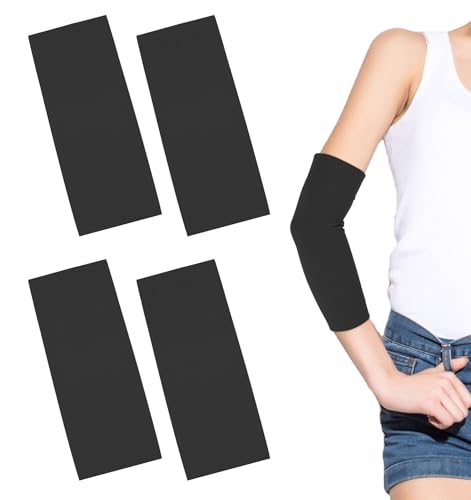 ValueBargain 2 Paar Arm Sleeves, Armsleeve Sportärmel Nylon und Elastan Schwarz Nahtlos Flexibel, Atmungsaktiv UV-Schutz für Tattoo-Abdeckung Training und Alltag von ValueBargain