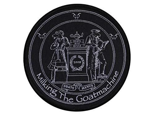 ValueMerch Milking The GOATMACHINE - Goats et Manus - Aufnäher Patch von ValueMerch
