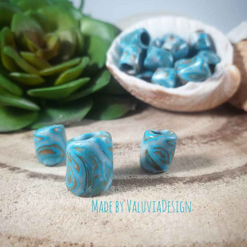 Handgemachte Dreadperlen | Dp0043 von ValuviaDesign