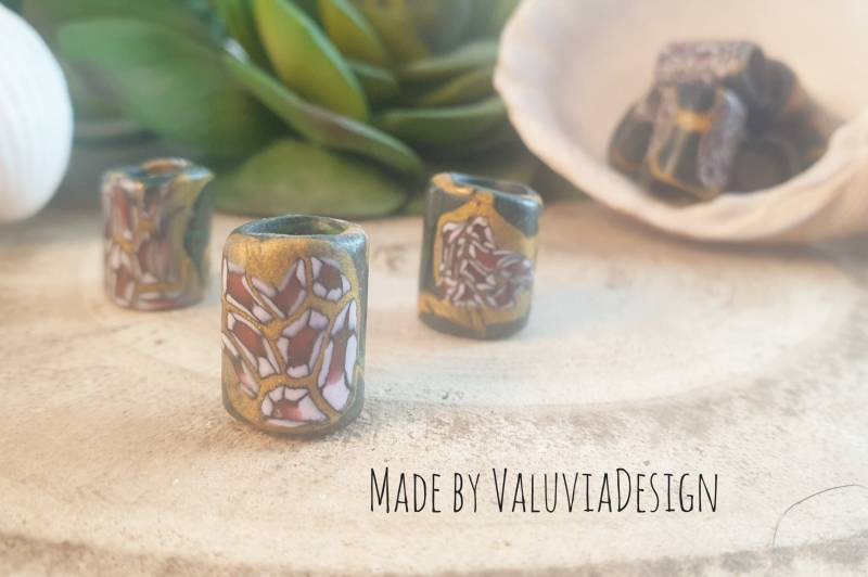 Handgemachte Dreadperlen | Dp0045 von ValuviaDesign