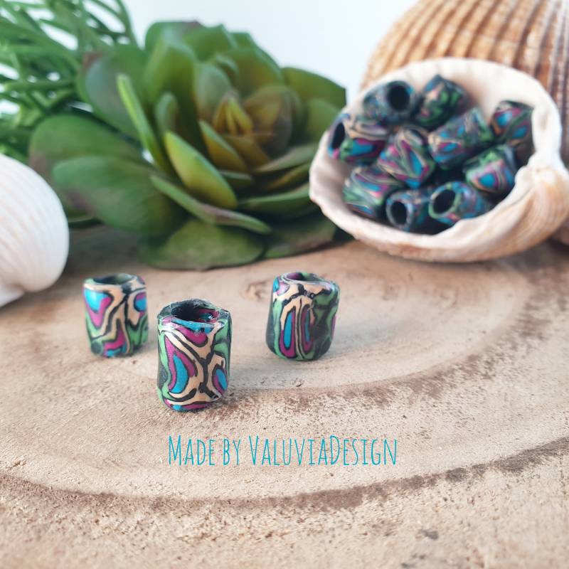Handgemachte Dreadperlen | Dp0046 von ValuviaDesign