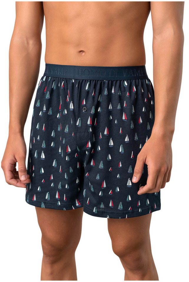Vamp Weiter Boxer UOMO di VAMP (Set, 1-St., Set) Herren 1er Pack Boxershorts Baumwolle blau von Vamp