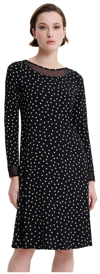 Vamp Nachthemd VAMP lingerie (Set, 1-tlg., 1-teilig) Damen Nachthemd 100cm lang Langarm Nachtwäsche Modal Mesh von Vamp