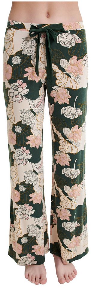 Vamp Pyjamahose VAMP lingerie (Set, 1-tlg., 1-teilig) Damen Schlafanzughose lang Relaxhose Homewearhose Modal von Vamp