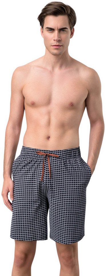 Vamp Pyjamashorts UOMO di VAMP (Set, 1-tlg., Set) Herren Homewearhose Schlafanzughose Shorts Pyjamahose Baumwolle von Vamp