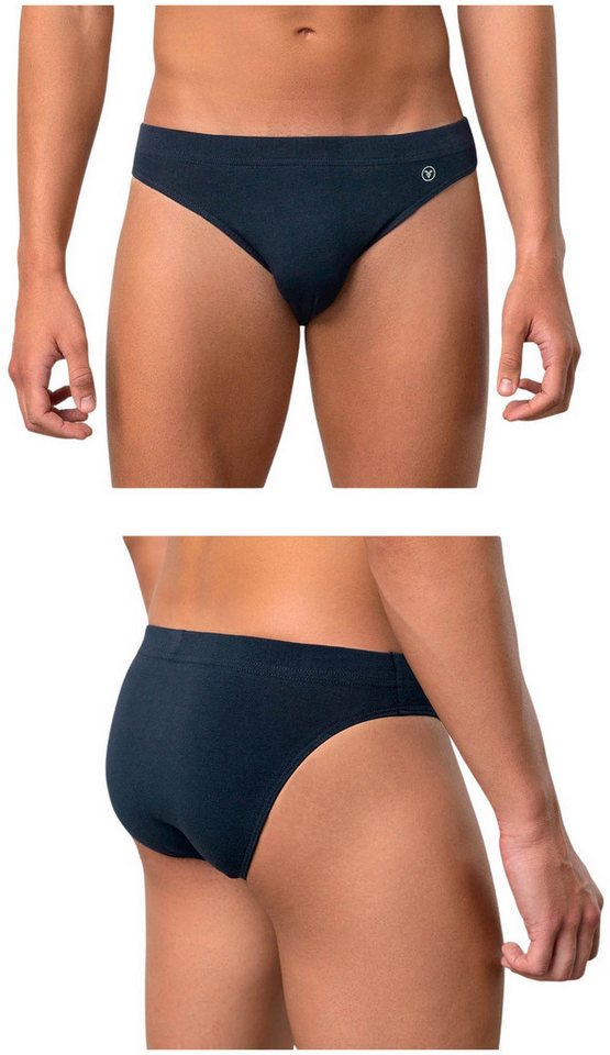 Vamp Slip UOMO di VAMP (Set, 2-St., Set) Herren 2er Pack Rio-Slips Baumwolle blau von Vamp