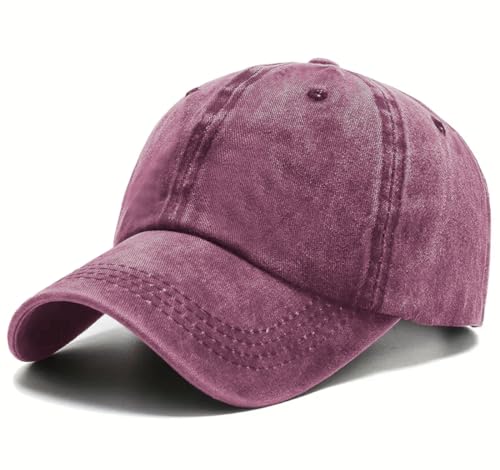 Van Der Rich ® - Baseball Cap Classic Cap - Damen-Herren (Bordeaux, One Size) von Van Der Rich