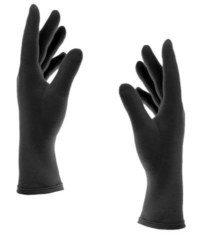 Van Der Rich ® - Handschuhe mit Touchscreen Fleece innen - Damen (Schwarz, One Size) von Van Der Rich