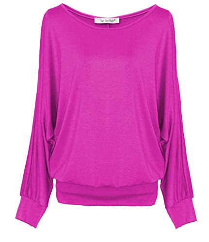 Van Der Rich ® - Oversized Pullover - Damen (ML-Fuchsia, XXL) von Van Der Rich