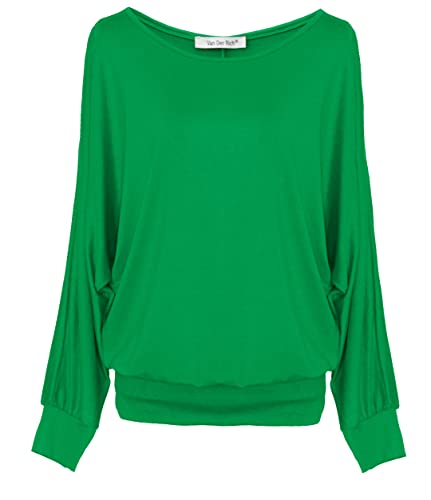 Van Der Rich ® - Oversized Pullover - Damen (ML-Smaragdgrün, XXL) von Van Der Rich