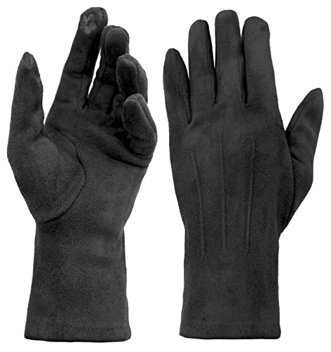 Van Der Rich ® - Warme Winterhandschuhe mit Touchscreen - Damen (Schwarz, One Size) von Van Der Rich