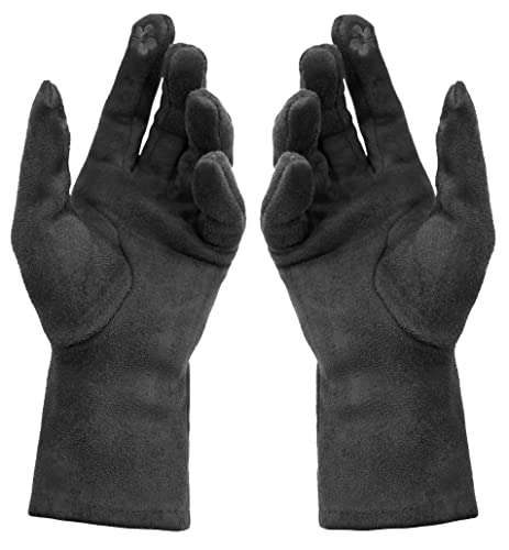 Van Der Rich ® - Winter Handschuhe Dick Tactile Gefütterte Handschuhe - Damen (Schwarz, One Size) von Van Der Rich