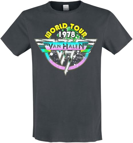 Van Halen Amplified Collection - World Tour 78 Männer T-Shirt Charcoal XXL von Van Halen