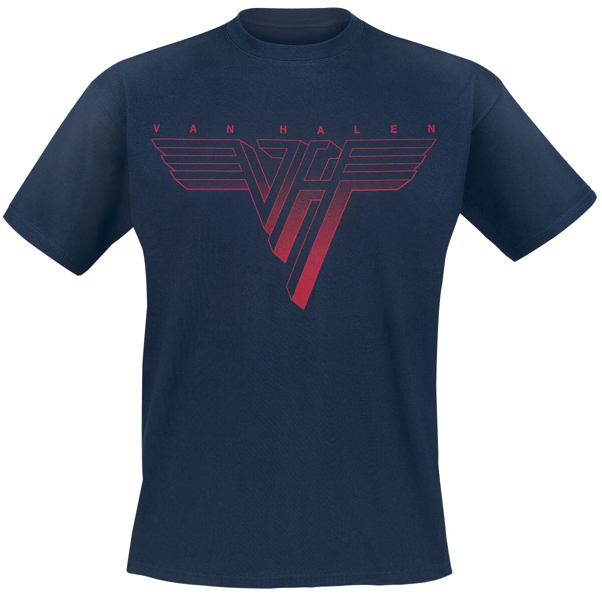 Van Halen Classic Red Logo T-Shirt navy in 3XL von Van Halen