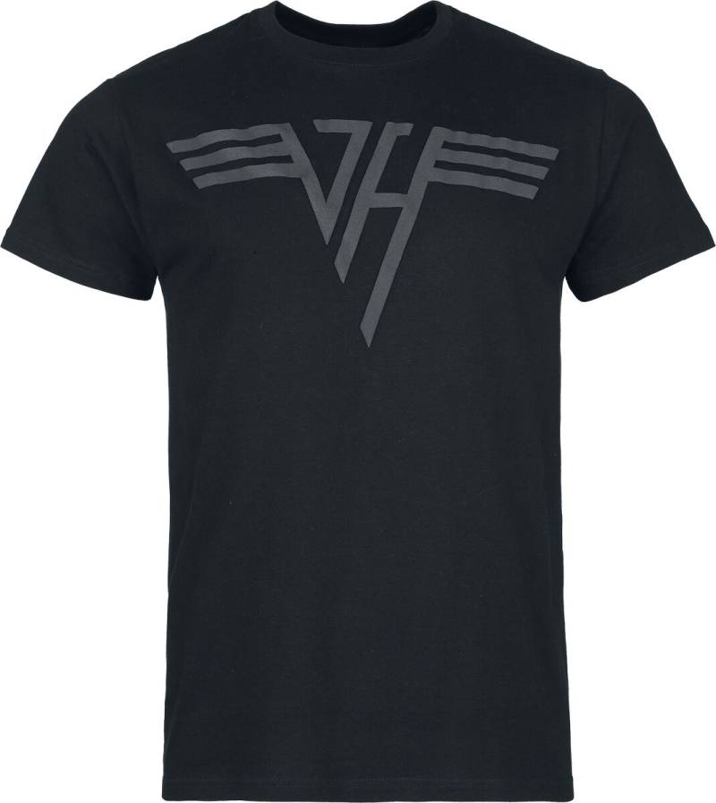 Van Halen T-Shirt - Logo 3D Druck - S bis 3XL - für Männer - Größe S - schwarz  - Lizenziertes Merchandise! von Van Halen