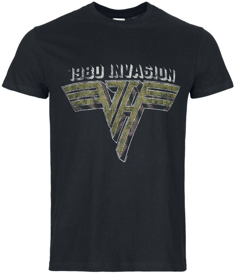 Van Halen Van Halen '80 Invasion T-Shirt schwarz in S von Van Halen