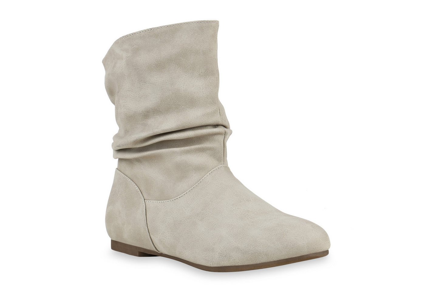 VAN HILL 902283 Stiefelette mit einem flachen Absatz und einer leichten Fütterung von VAN HILL