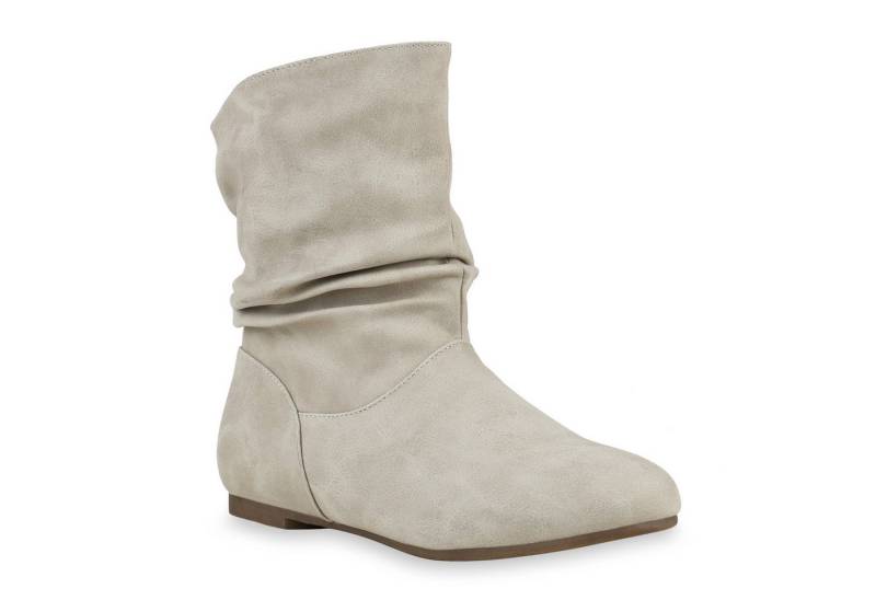 VAN HILL 902283 Stiefelette mit einem flachen Absatz und einer leichten Fütterung von VAN HILL