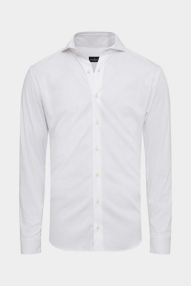 Van Laack Langarmhemd Tailor-Fit Jersey Hemd PER-L - Modern Fit von Van Laack