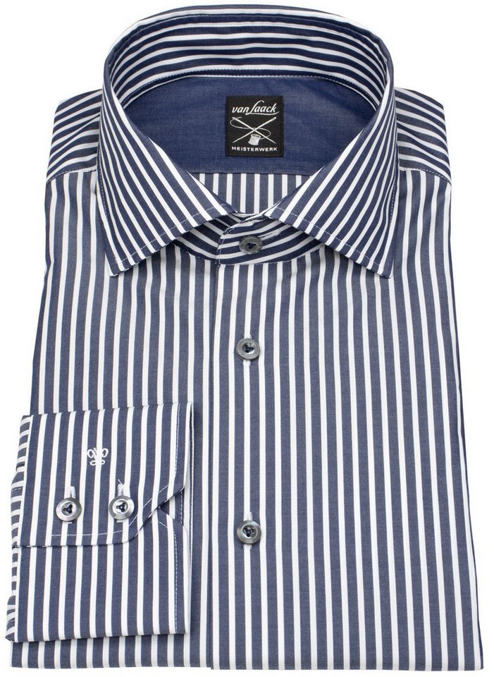 Van Laack Langarmhemd leicht tailliert Haifischkragen von Van Laack