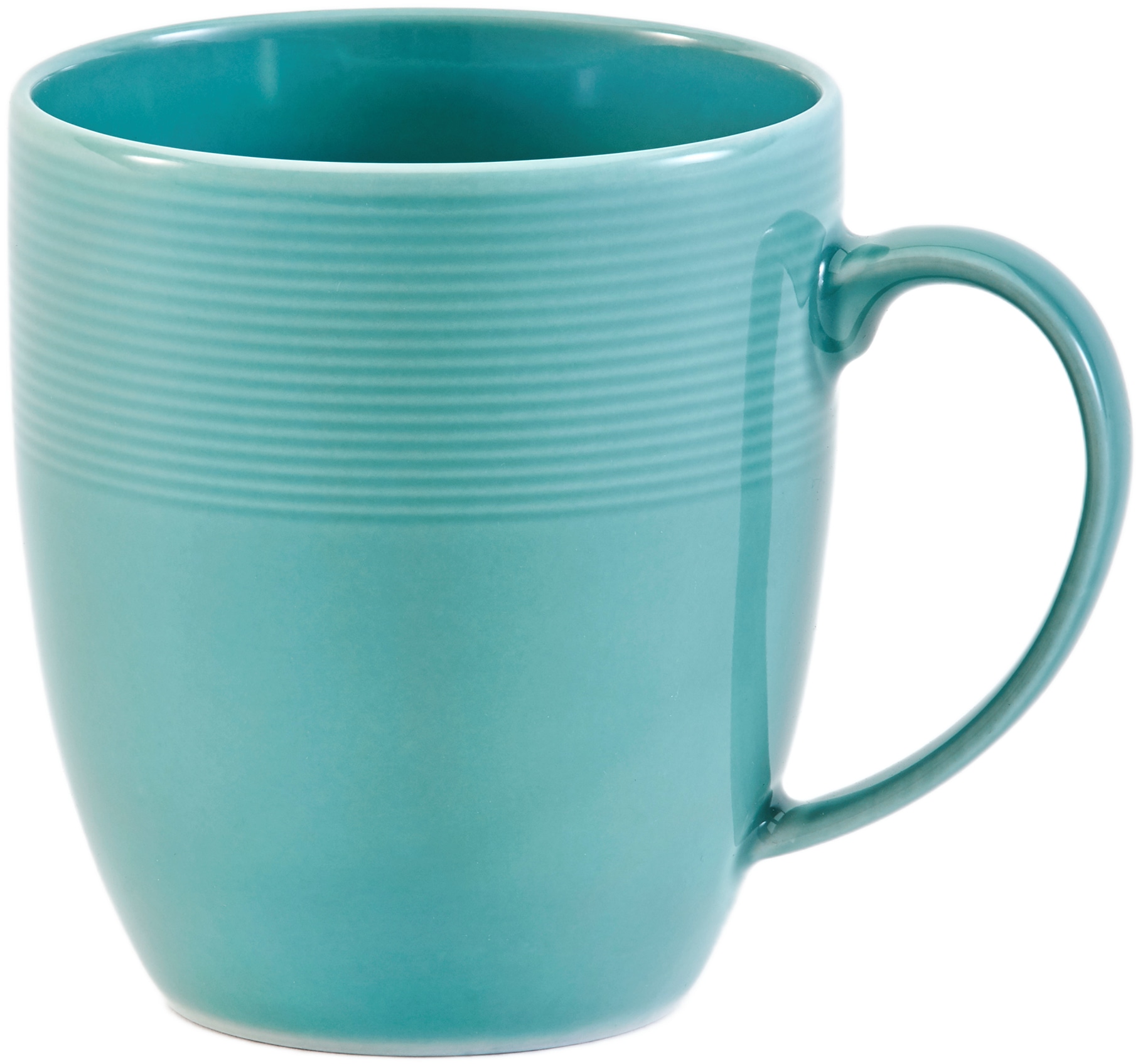 van Well Becher "Kaffeebecher Jive, 400 ml, 6 Stück" dezentes Spiraldekor, spülmaschinen-und mikrowellengeeignet von Van Well