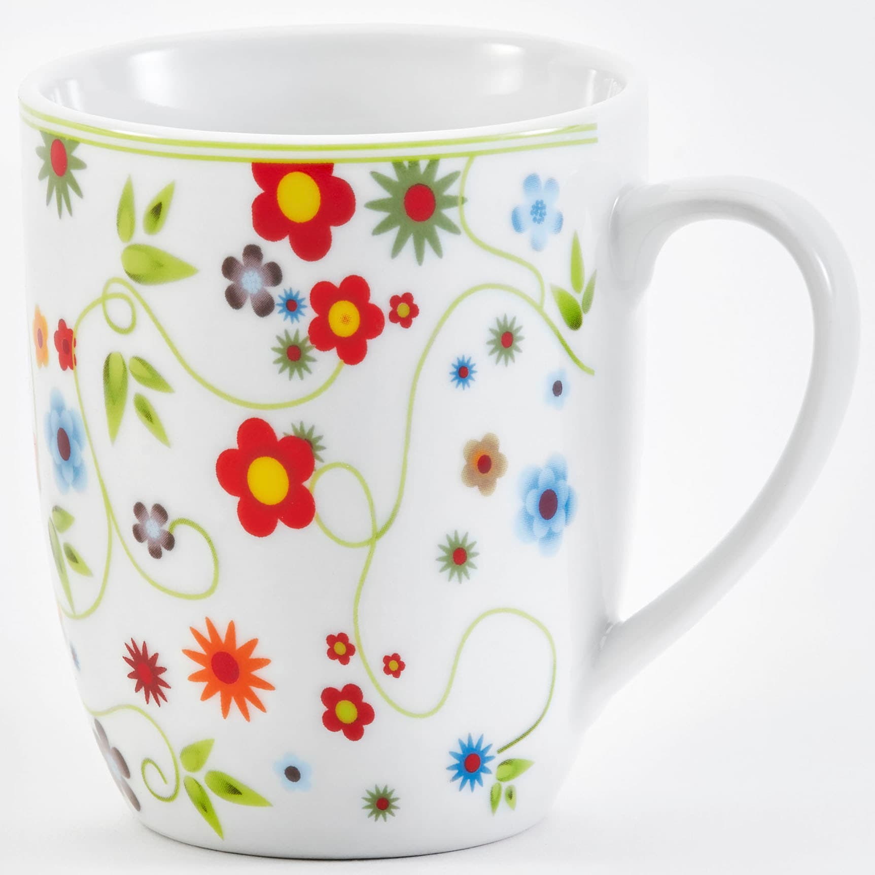 van Well Becher "Vario Flower", (Set, 6 tlg., 6 Kaffeebecher 300ml) von Van Well