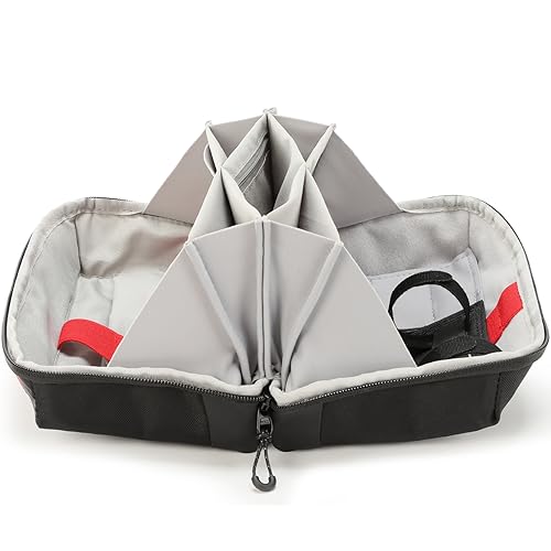 VanFn Elektronik-Reise-Organizer, Aufbewahrungstasche, Reisezubehör, Grifftasche, Gadget-Organizer-Tasche, schwarz / rot, Taschen-Organizer VanFn Elektronik-Reise-Organizer, Aufbewahrungstasche, Reisezubehör, Grifftasche, Gadget-Organizer-Tasche, schwarz / rot, Taschen-Organizer von VanFn