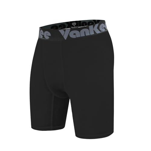 VanKee Herren Kompression Shorts Sport Mesh Design Anti Chafing Wicking Stoff Schnell Trocknend Basisschicht Kurze Base Layer Unterhose Für Laufen Radfahren Workout Fußball von VanKee
