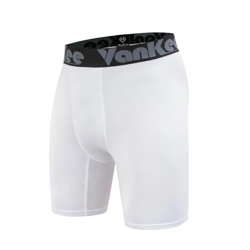 VanKee Herren Kompression Shorts Sport Mesh Design Anti Chafing Wicking Stoff Schnell Trocknend Basisschicht Kurze Base Layer Unterhose Für Laufen Radfahren Workout Fußball von VanKee