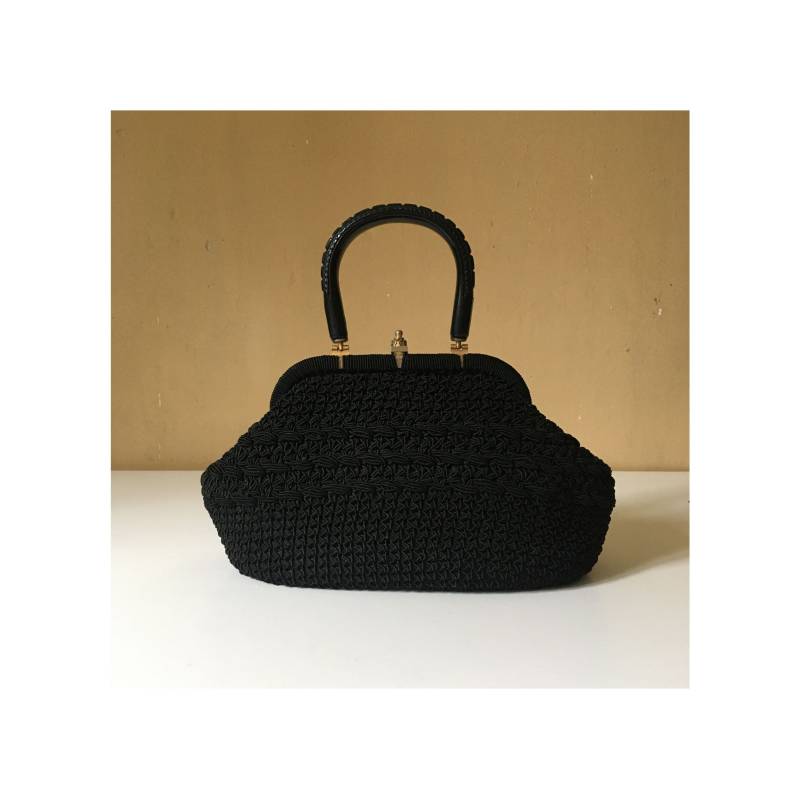 Makramee-Tasche 50Er - 60Er Jahre/Guter Zustand Wunderschön Und Selten Besondere, Entzückende Details von VanRijnStudio