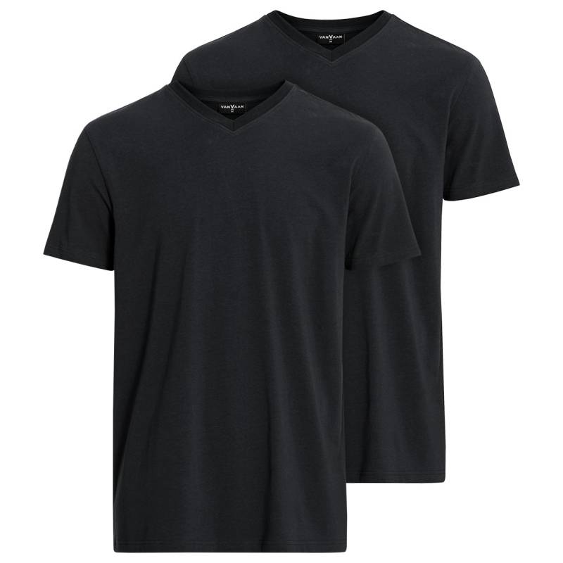 2 Herren T-Shirts mit V-Ausschnitt von VanVaan