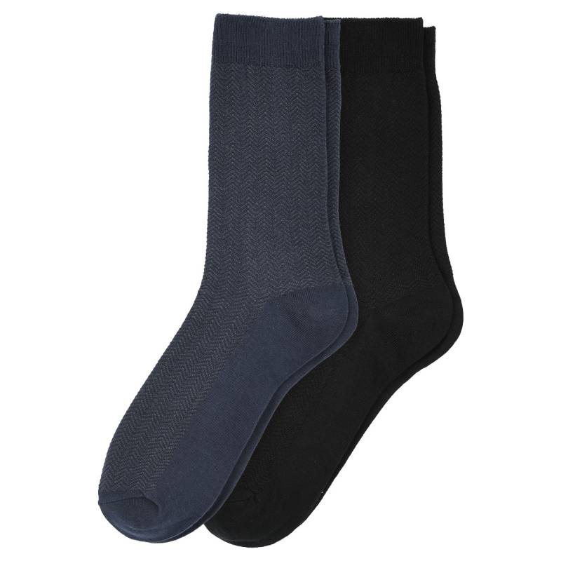 2 Paar Herren Socken mit Muster von VanVaan