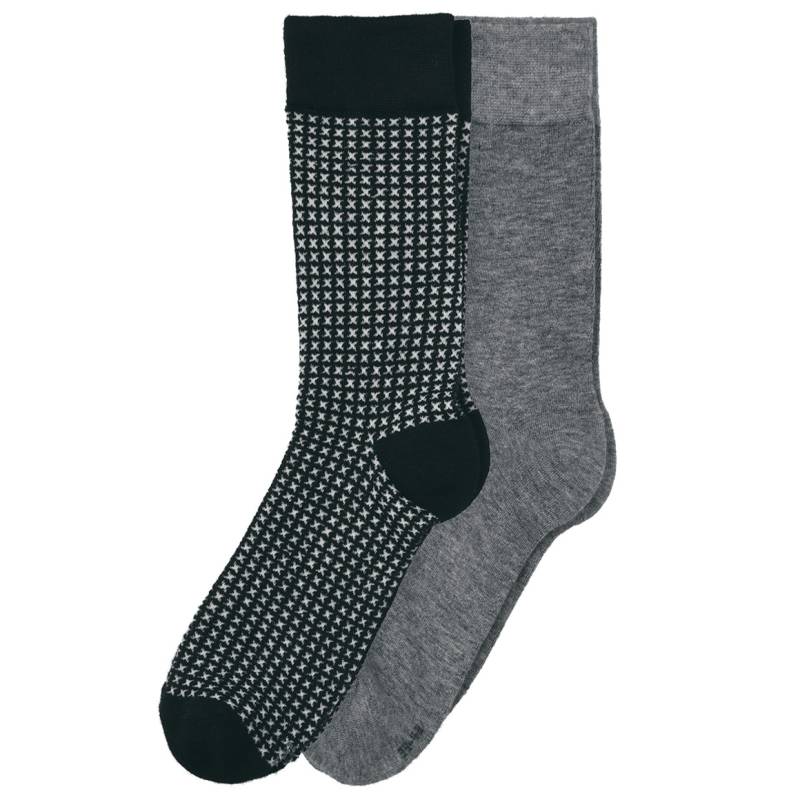 2 Paar Herren Socken mit Woll-Anteil von VanVaan