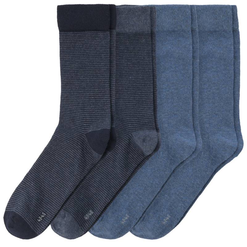 4 Paar Herren Socken mit Bio-Baumwolle 4 Paar Herren Socken mit Bio-Baumwolle von VanVaan