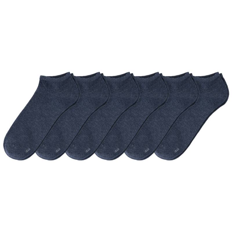 6 Paar Herren Sneaker-Socken unifarben von VanVaan