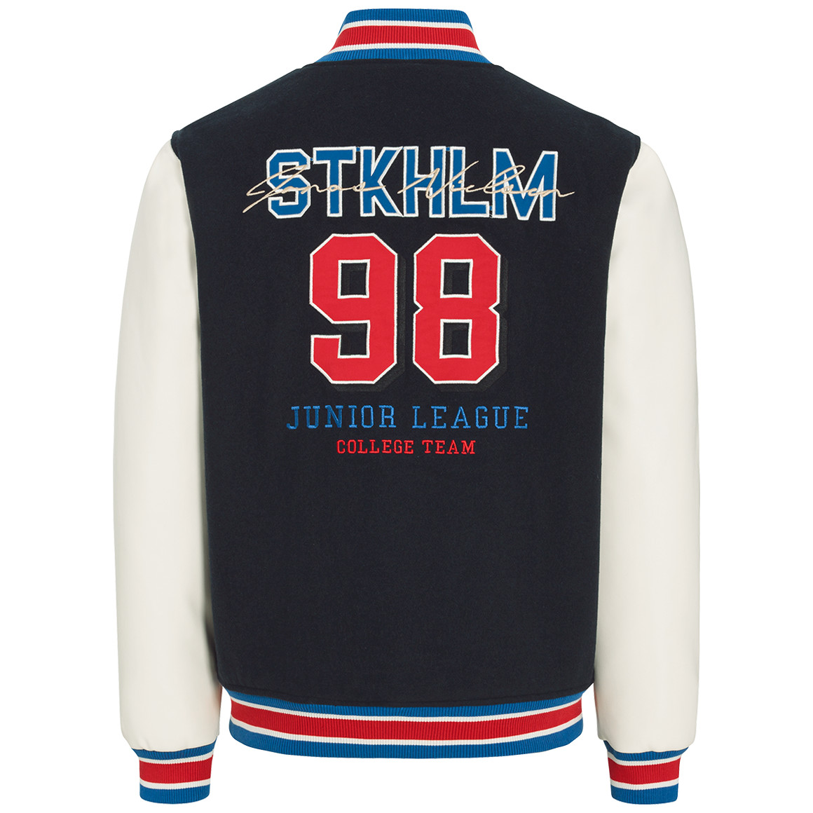 Herren Collegejacke mit Backprint von VanVaan