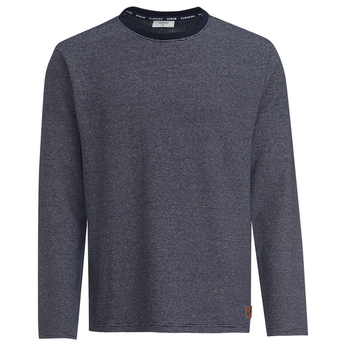 Herren Langarmshirt mit Streifen von VanVaan