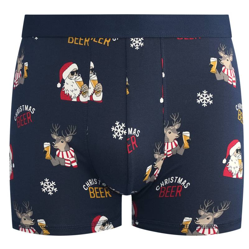 Herren Retroshorts mit Weihnachts-Allover von VanVaan