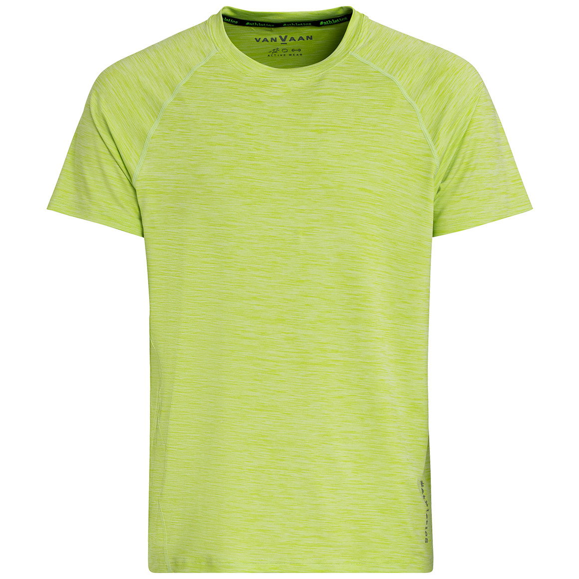 Herren Sport-T-Shirt in Melange-Optik von VanVaan