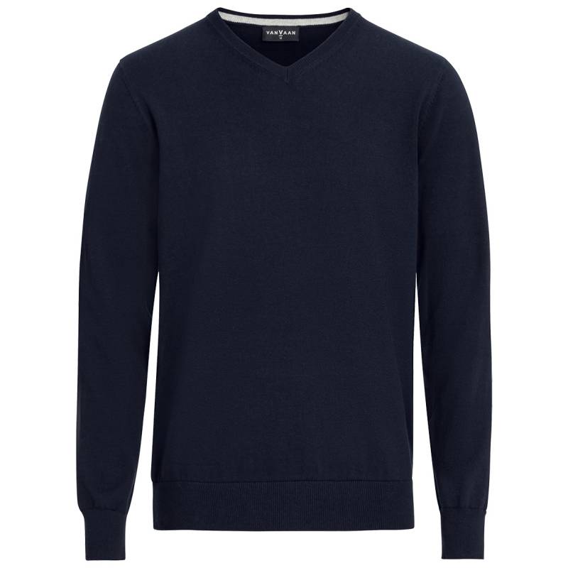 Herren Strickpullover mit V-Ausschnitt von VanVaan