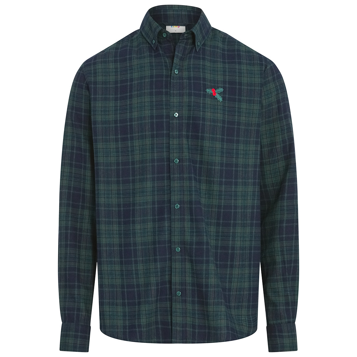 Herren Weihnachtshemd mit Stickerei von VanVaan