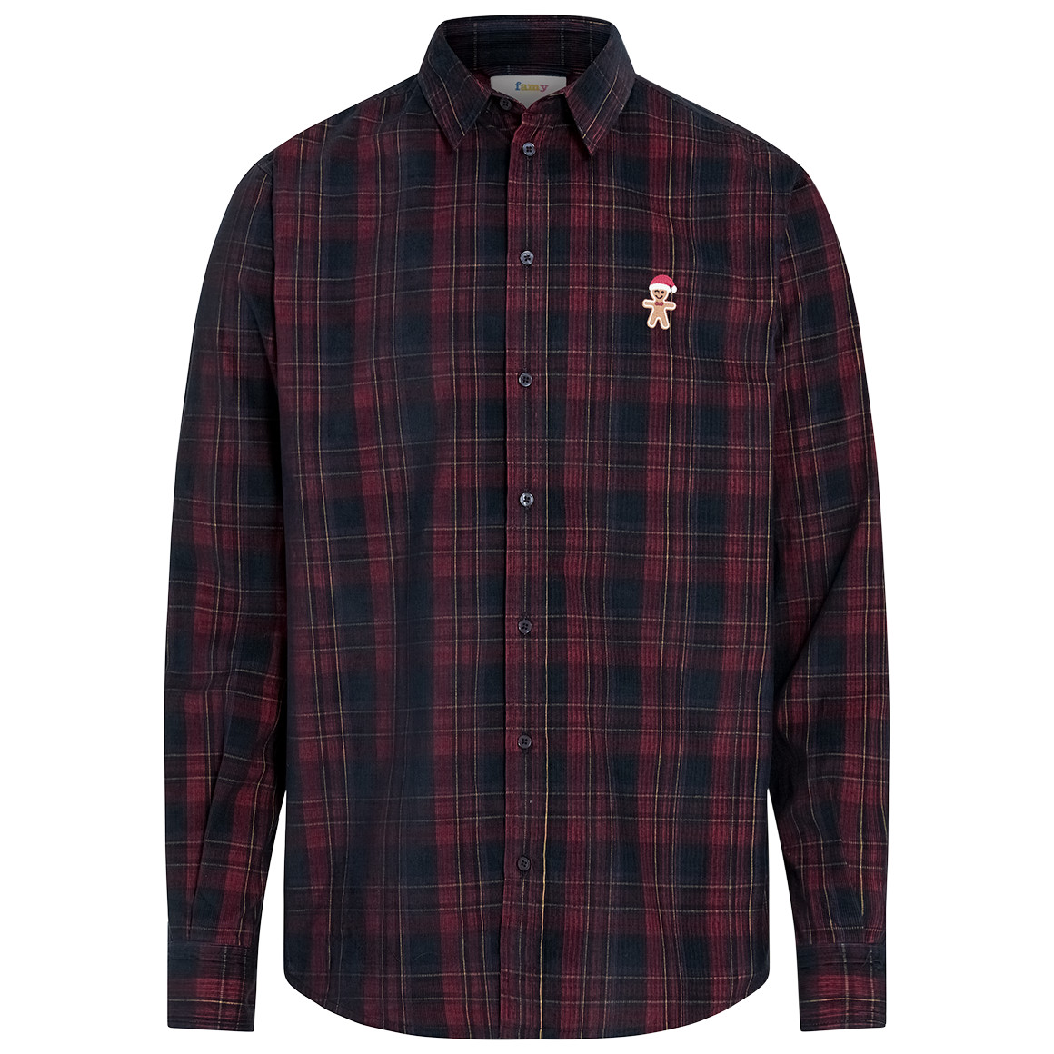 Herren Weihnachtshemd mit Stickerei von VanVaan