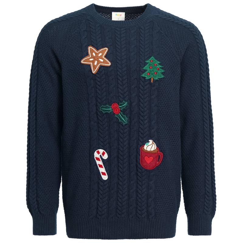 Herren Weihnachtspullover mit Zopfmuster von VanVaan