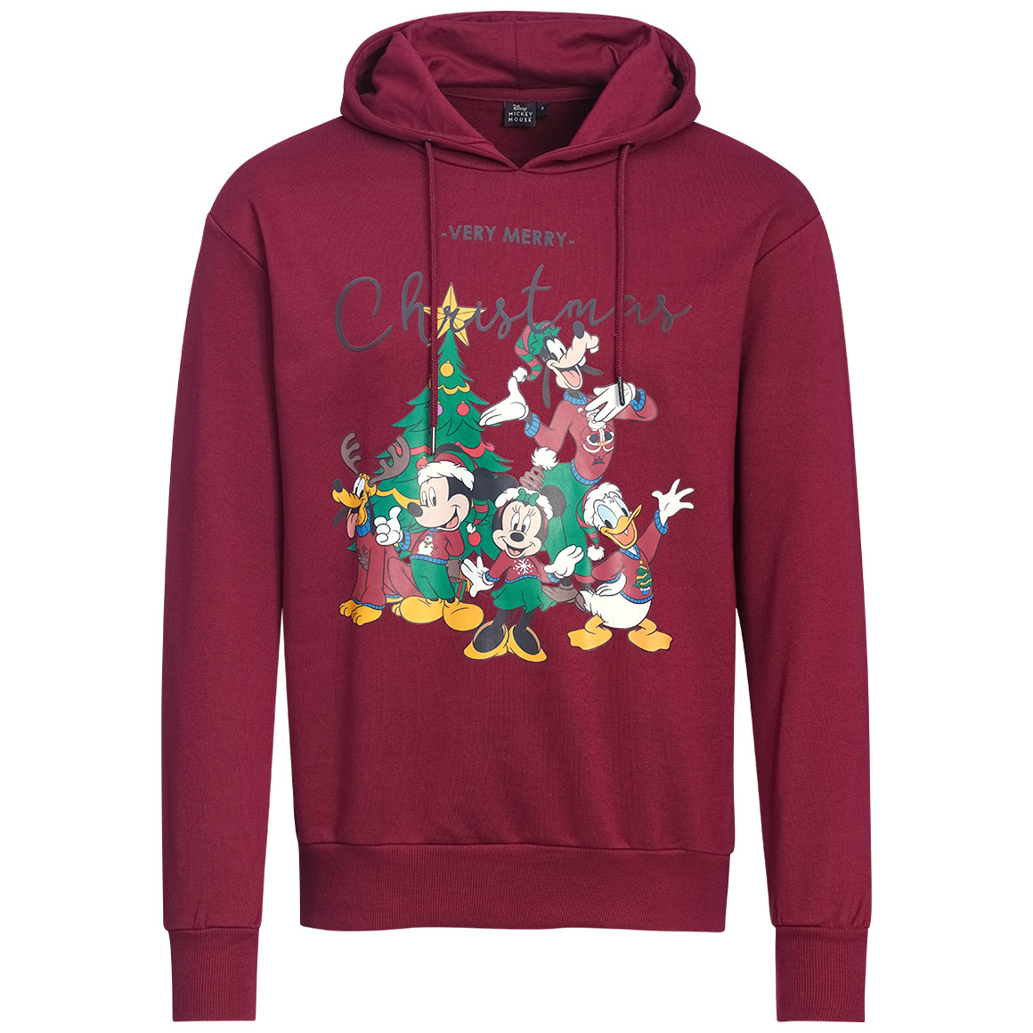 Micky Maus Weihnachtshoodie mit Print von VanVaan