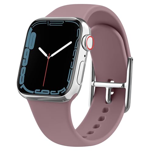 Vancle für Apple Watch 10 Armband 42mm 38mm 40mm 41mm Damen Herren, Neues Einstellbares Armbänder Silikon Stoff Ersatzarmband für iWatch Series 10 9 8 7 6 5 4 3 2 1 SE Ultra 12 von Vancle