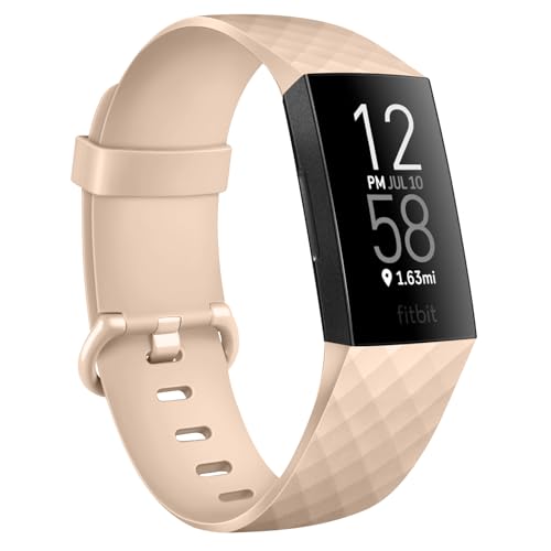 Vancle für Fitbit Charge 4 Armband Damen Herren,Silikon Sport Ersatzarmbänder Uhrenarmband für Fitbit Charge 3 Armband/Fitbit Charge 4 SE Armband/Fitbit Charge 3 SE Armband(S,Apricot pink) von Vancle