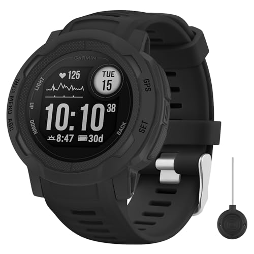 Vancle für Garmin Instinct Armband, wasserdichtes Silikon Ersatzarmbänder Kompatibel mit Garmin Instinct 2/Instinct 2 Solar für Damen Herren von Vancle